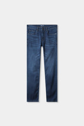Men Slim Fit Mid Blue Pant